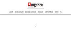 Desktop Screenshot of ingencia.com